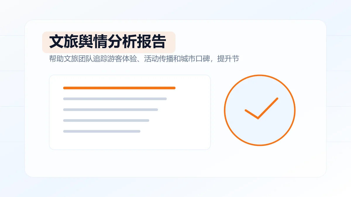 文旅舆情分析报告怎么写?专题方案图